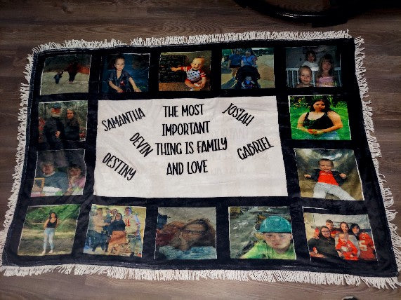 14 Frame Photo blanket