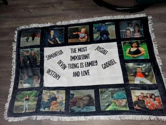 14 Frame Photo blanket