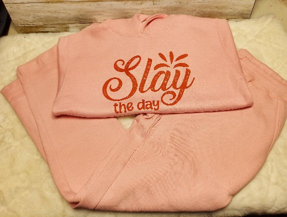 Slay the day kids sweatsuits