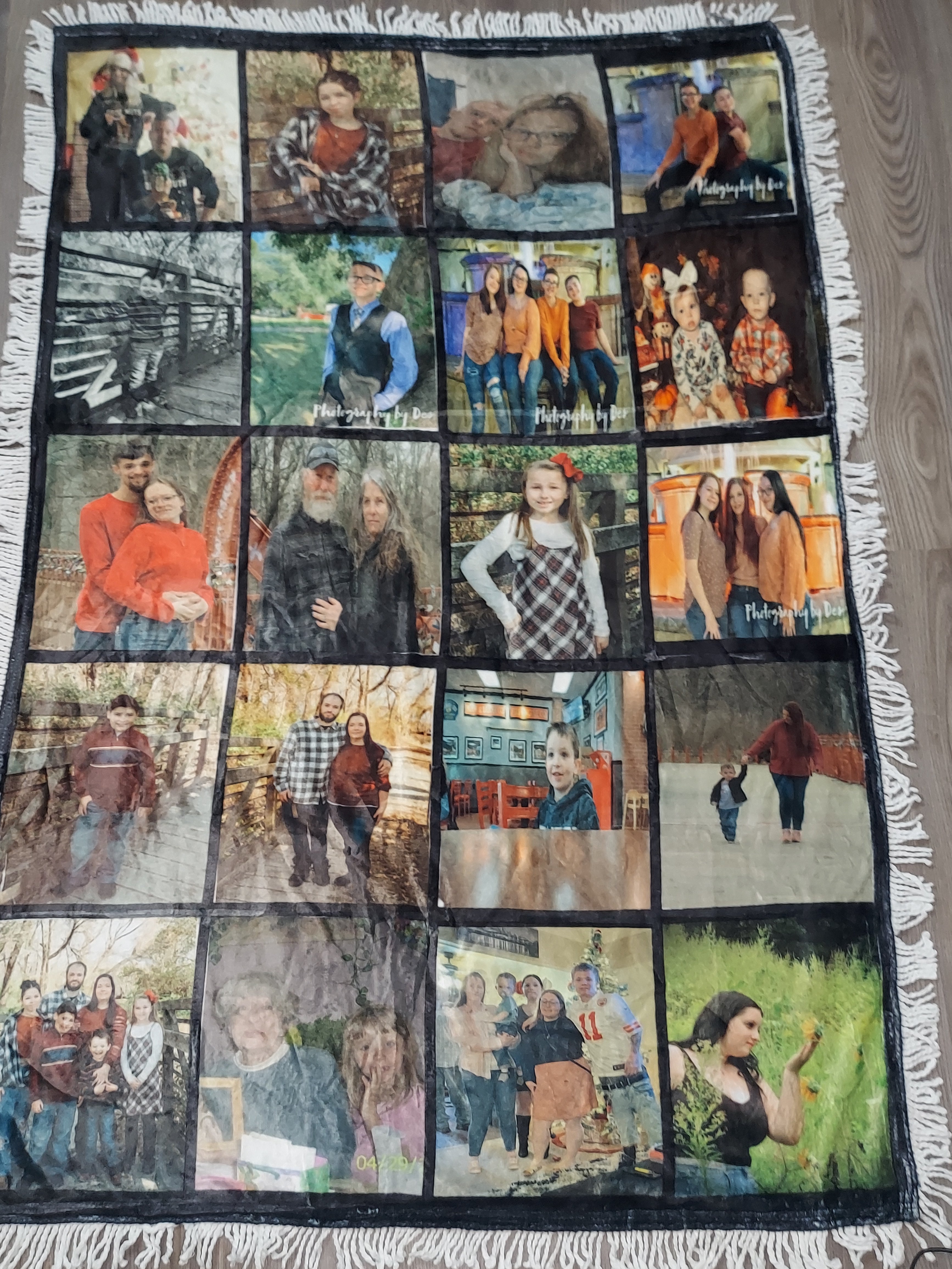 20 frame Photo blanket