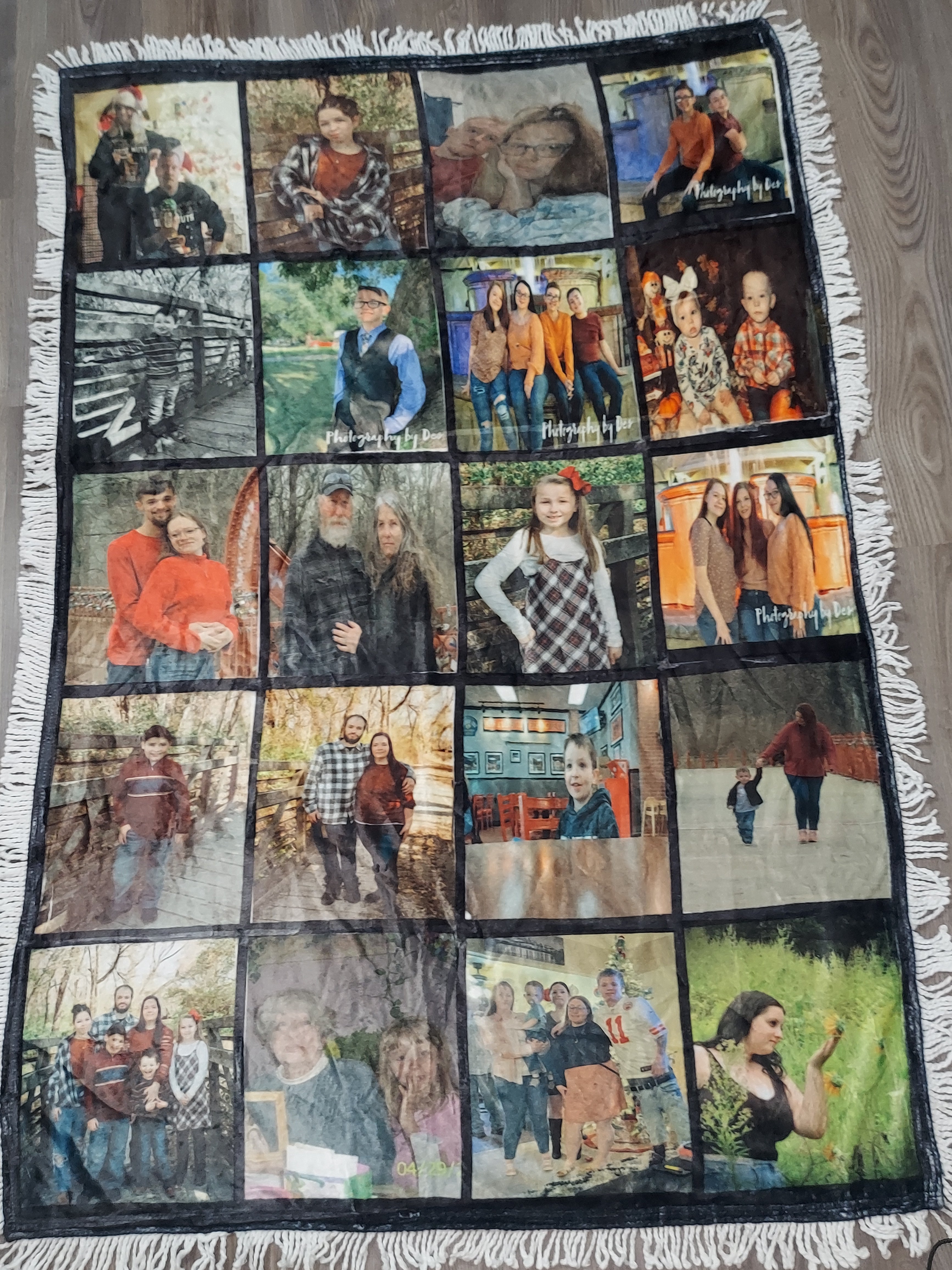 20 frame Photo blanket