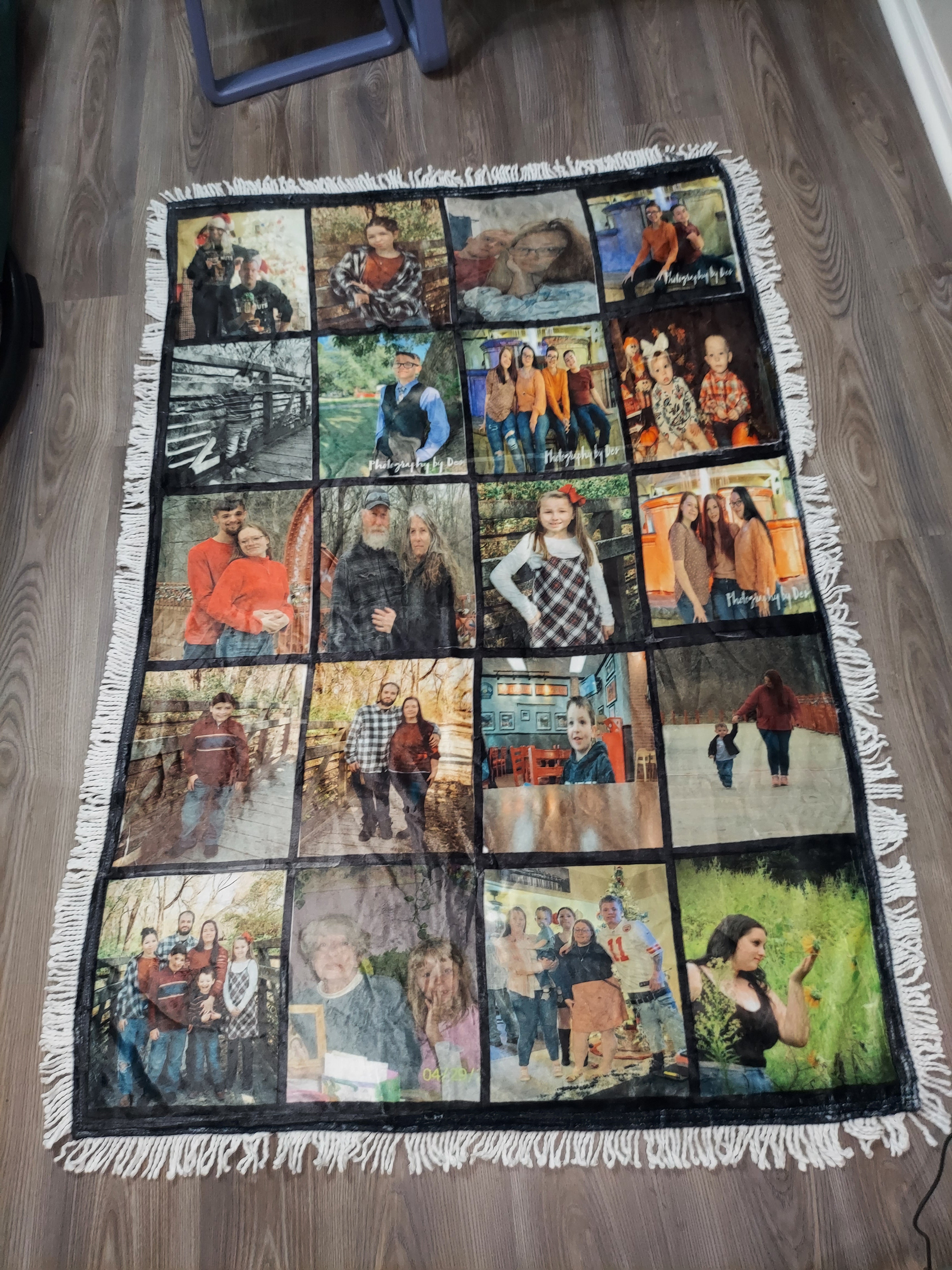 20 frame Photo blanket