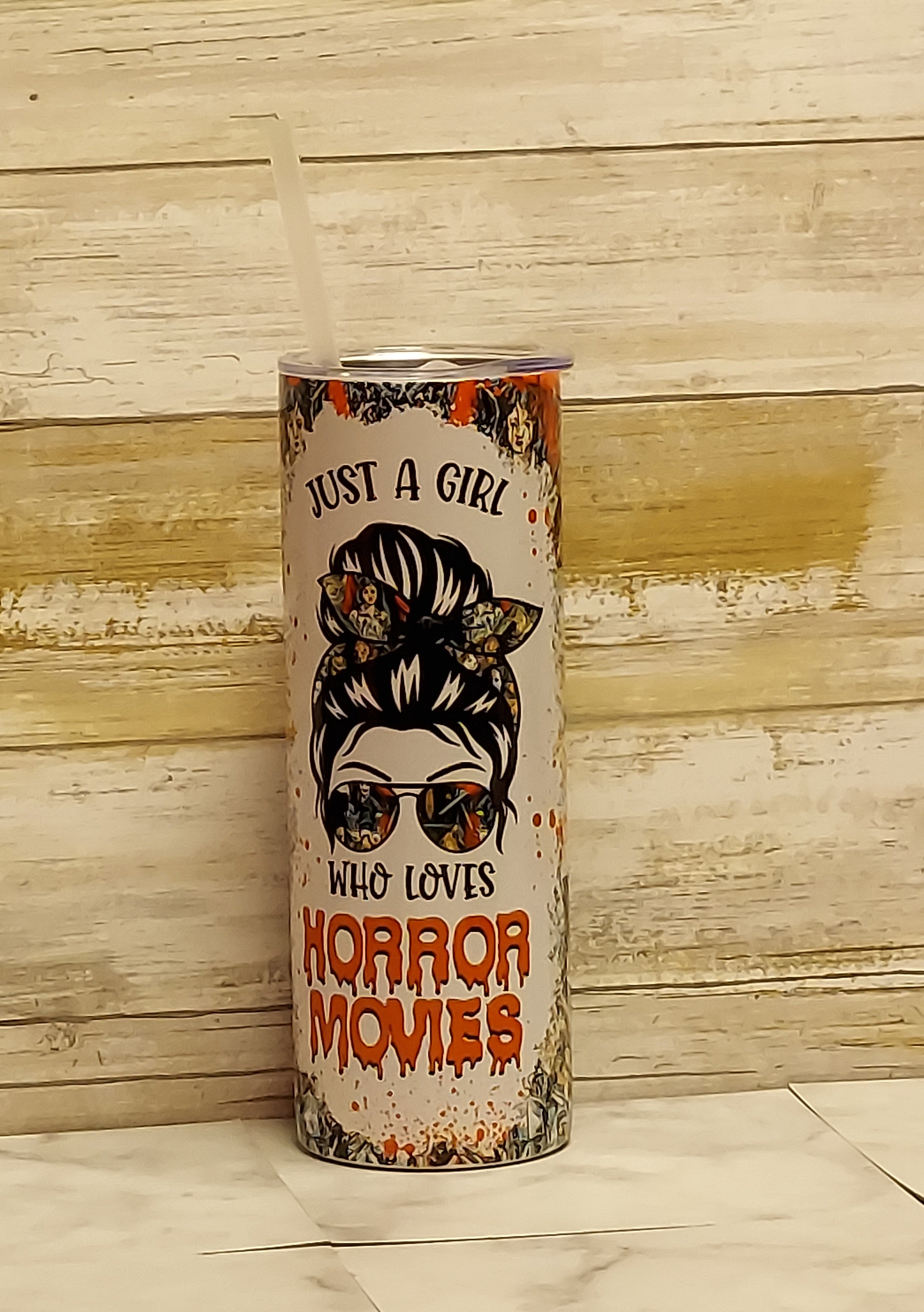 A girl who love horror movies tumbler